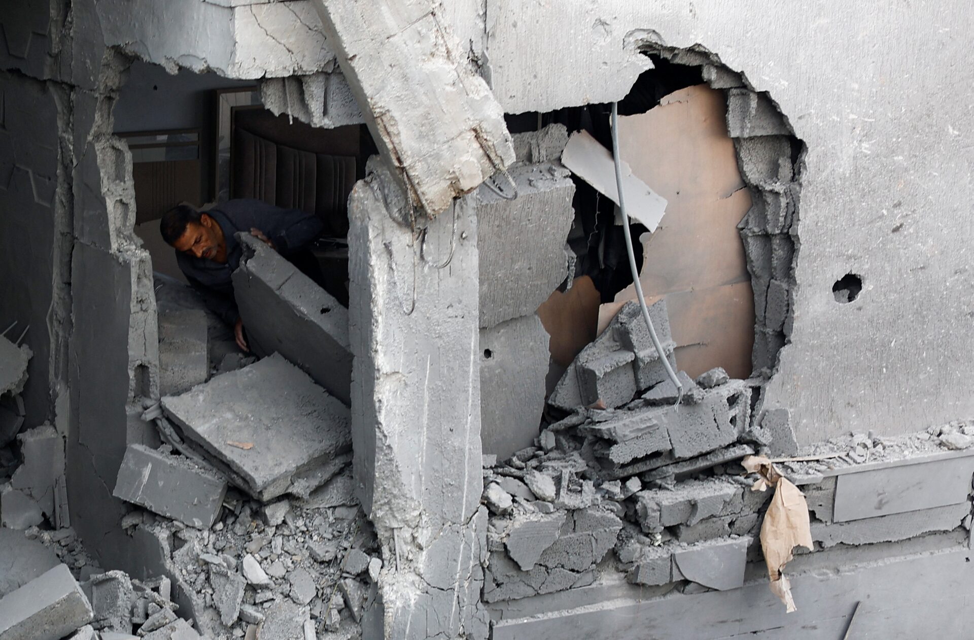 A Palestinian man