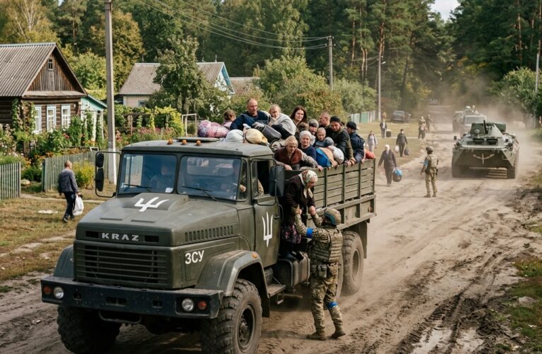 Российско-украинская война: Эвакуация в Черниговской области